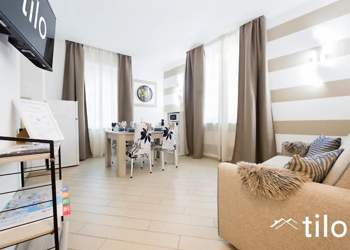Appartement Ferry Port 1 Min, Central 1Br, Ac, Wifi, By Tilo Genua